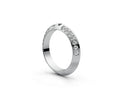 Knife Edge Half Eternity Band — Round 0.02ct