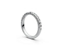 Comfort Fit Half Eternity Band — Cushion 0.05ct