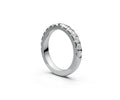 Comfort Fit Half Eternity Band — Cushion 0.1ct