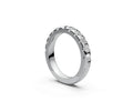 Comfort Fit Half Eternity Band — Cushion 0.15ct