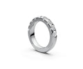 Comfort Fit Half Eternity Band — Cushion 0.25ct