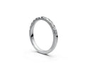 Comfort Fit Half Eternity Band — Emerald 0.05ct