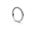Comfort Fit Half Eternity Band — Emerald 0.1ct