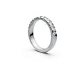 Comfort Fit Half Eternity Band — Pear 0.05ct