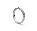Comfort Fit Half Eternity Band — Marquise 0.1ct