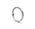 Comfort Fit Half Eternity Band — Radiant 0.05ct