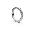 Comfort Fit Half Eternity Band — Radiant 0.15ct