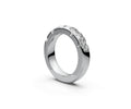 Comfort Fit Half Eternity Band — Radiant 0.5ct