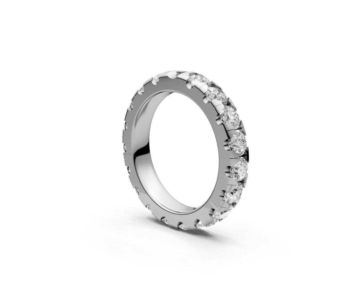 Comfort Fit Full Eternity Band — Round 0.15ct