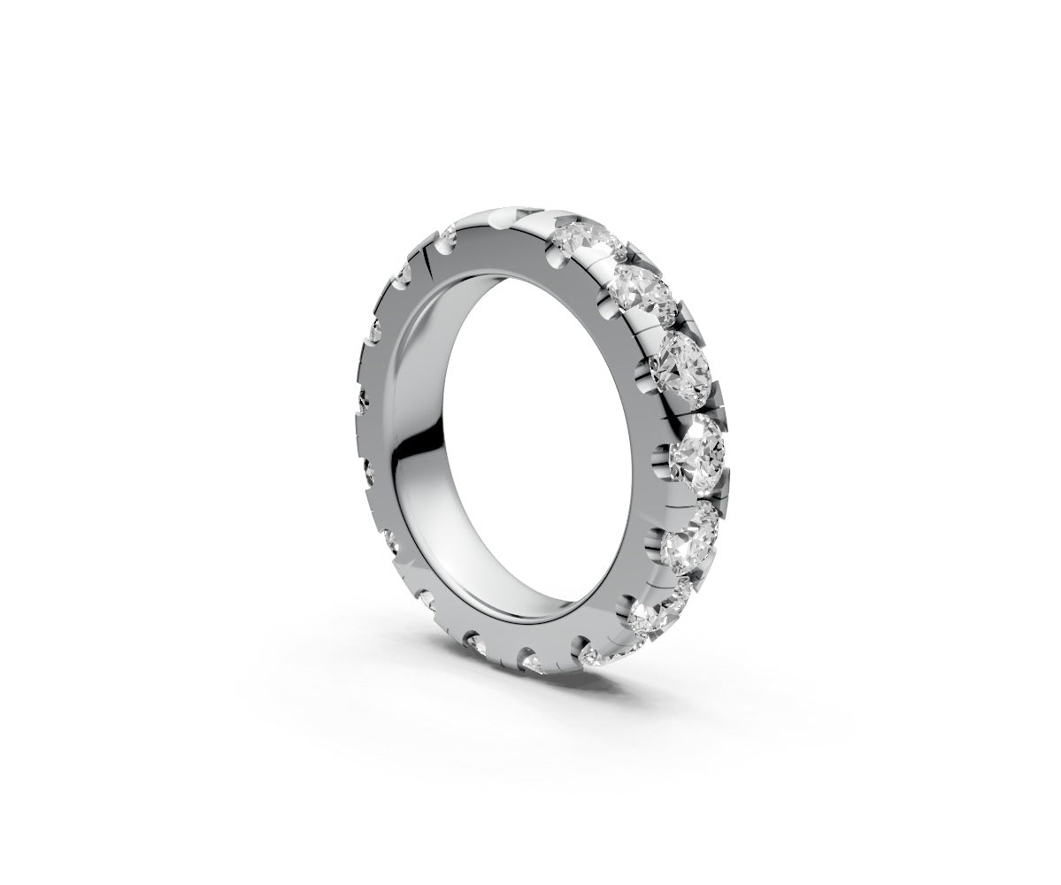 Comfort Fit Full Eternity Band — Round 0.25ct
