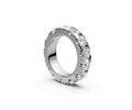 Comfort Fit Full Eternity Band — Round 0.5ct