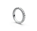 Comfort Fit Full Eternity Band — Cushion 0.1ct