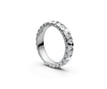 Comfort Fit Full Eternity Band — Pear 0.1ct