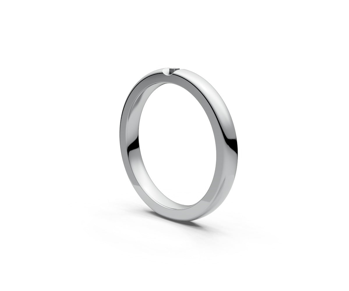 Comfort Fit Plain Gold Band