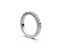 Flat Half Eternity Band — Round 0.05ct