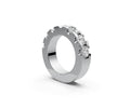 Flat Half Eternity Band — Round 0.5ct