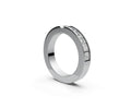 Flat Half Eternity Band — Princess 0.15ct