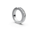 Flat Half Eternity Band — Princess 0.25ct