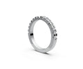 Flat Half Eternity Band — Cushion 0.05ct
