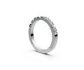 Flat Half Eternity Band — Emerald 0.1ct