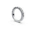 Flat Half Eternity Band — Emerald 0.15ct