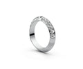 Knife Edge Half Eternity Band — Round 0.05ct