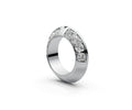 Knife Edge Half Eternity Band — Cushion 0.25ct