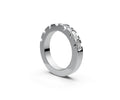 Flat Half Eternity Band — Radiant 0.25ct