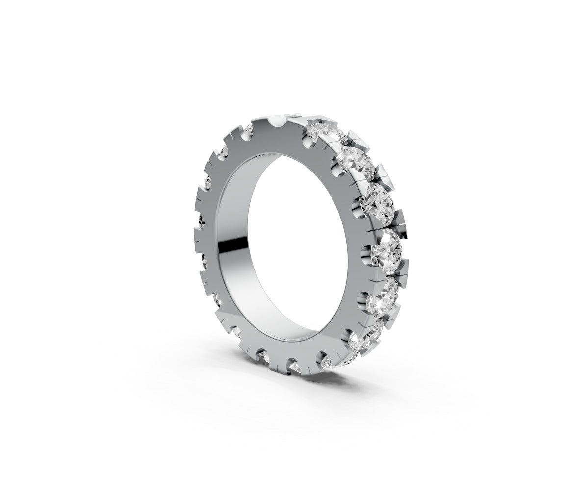 Flat Full Eternity Band — Round 0.25ct