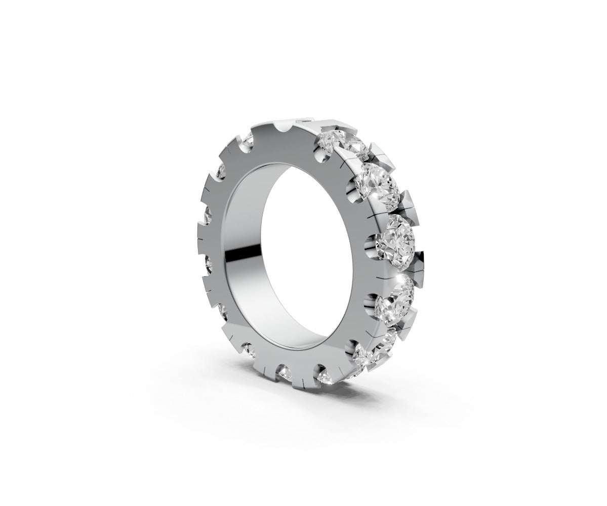 Flat Full Eternity Band — Round 0.5ct