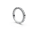 Flat Full Eternity Band — Oval 0.05ct