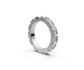 Flat Full Eternity Band — Oval 0.25ct