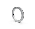 Flat Full Eternity Band — Princess 0.05ct