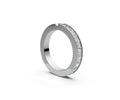 Flat Full Eternity Band — Princess 0.1ct