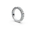 Flat Full Eternity Band — Cushion 0.15ct