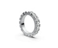 Flat Full Eternity Band — Cushion 0.25ct