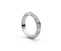 Knife Edge Half Eternity Band — Emerald 0.1ct