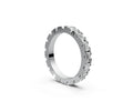 Flat Full Eternity Band — Emerald 0.15ct