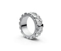 Flat Full Eternity Band — Pear 0.5ct