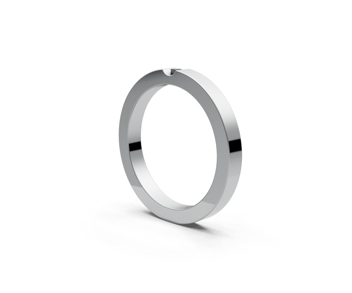 Flat Plain Gold Band