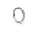 Rounded Half Eternity Band — Round 0.05ct