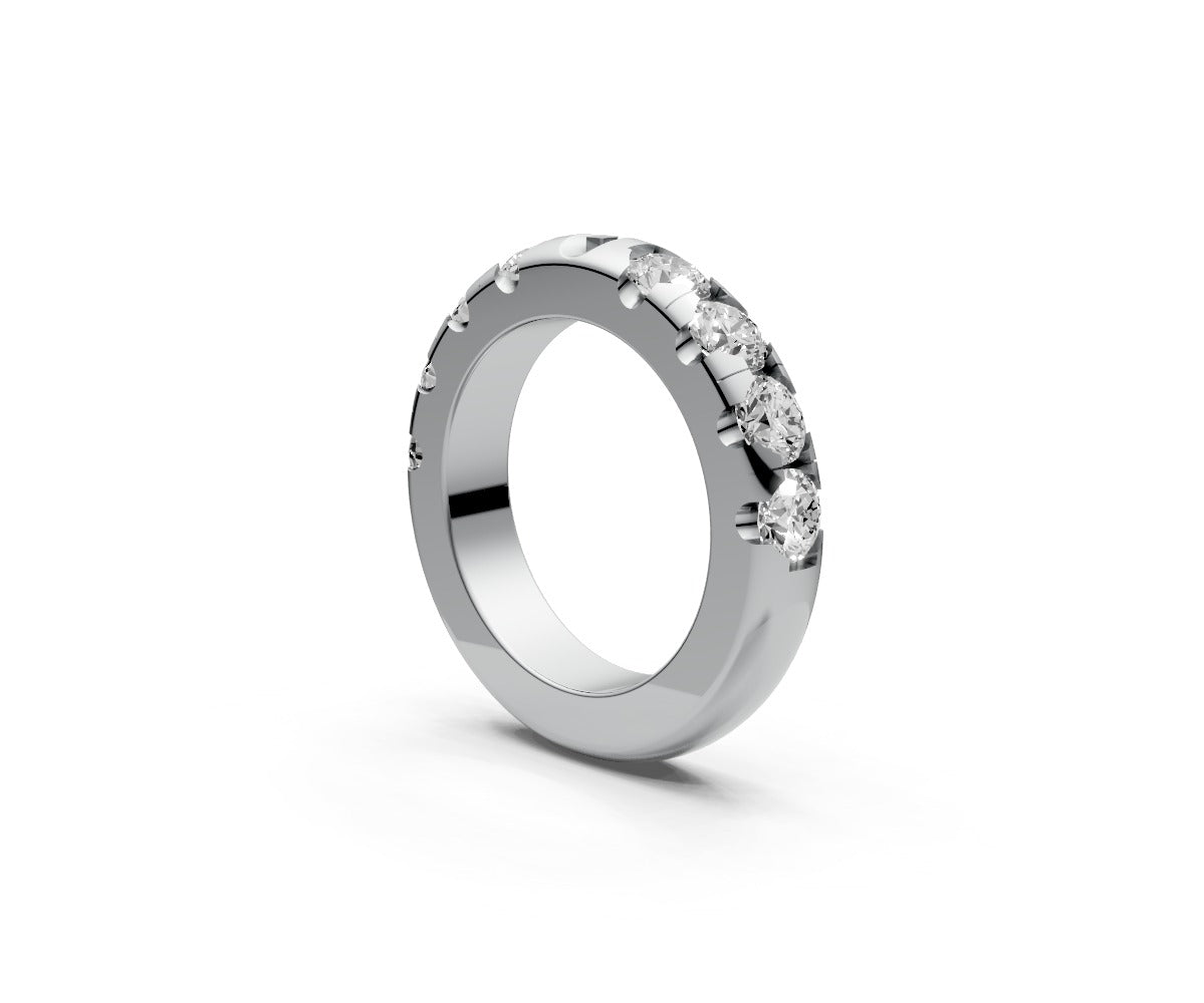 Rounded Half Eternity Band — Round 0.25ct