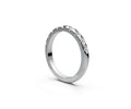 Rounded Half Eternity Band — Oval 0.05ct