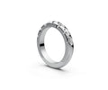 Rounded Half Eternity Band — Oval 0.15ct