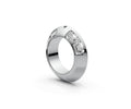 Knife Edge Half Eternity Band — Emerald 0.5ct