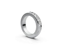 Rounded Half Eternity Band — Princess 0.25ct