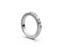 Rounded Half Eternity Band — Cushion 0.1ct