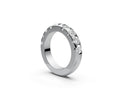 Rounded Half Eternity Band — Cushion 0.25ct