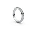 Knife Edge Half Eternity Band — Pear 0.05ct