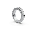 Rounded Half Eternity Band — Cushion 0.5ct
